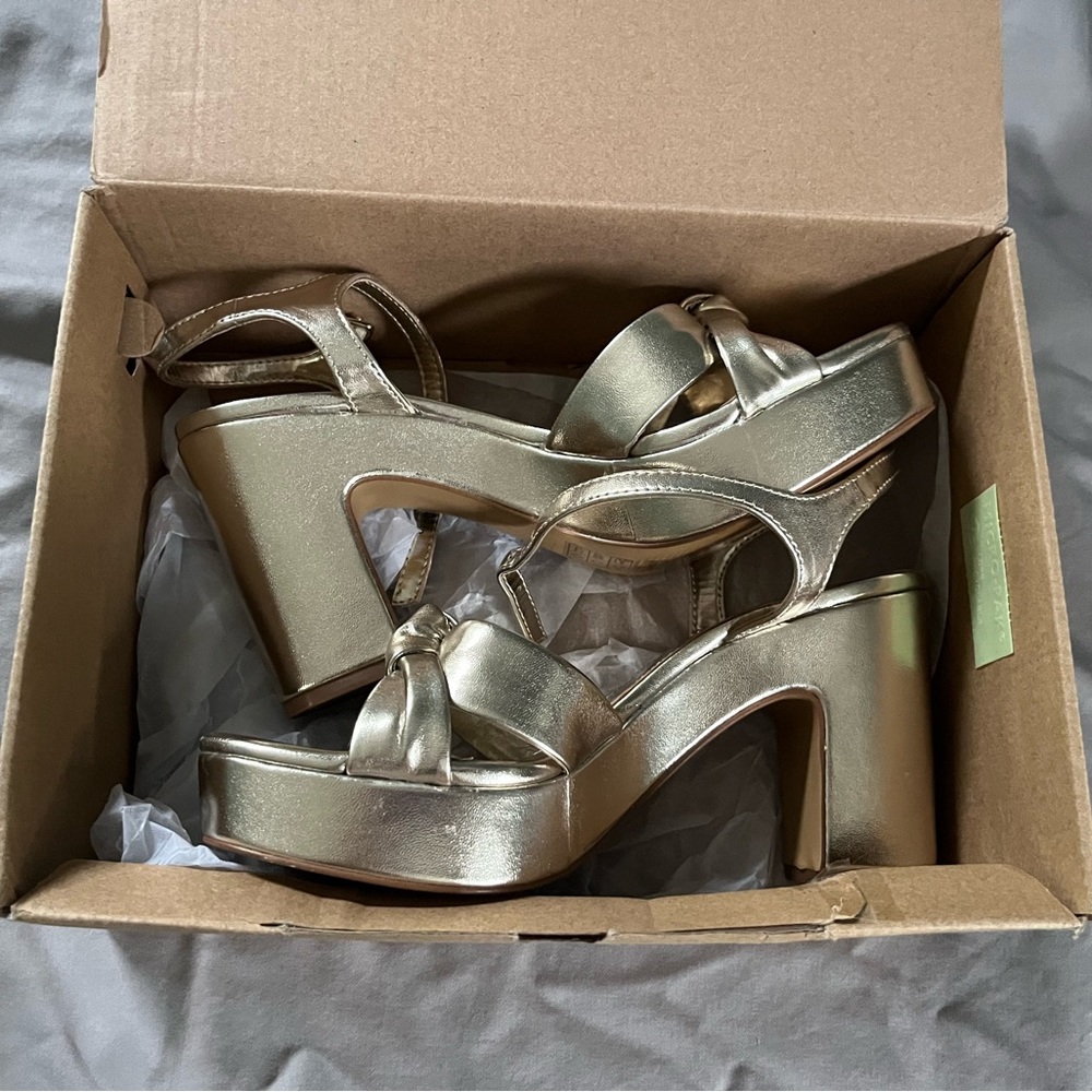 Gold Platform Sandals